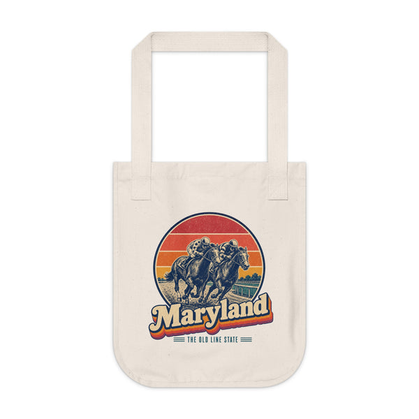 Maryland Thoroughbred Horse Race Tote Bag
