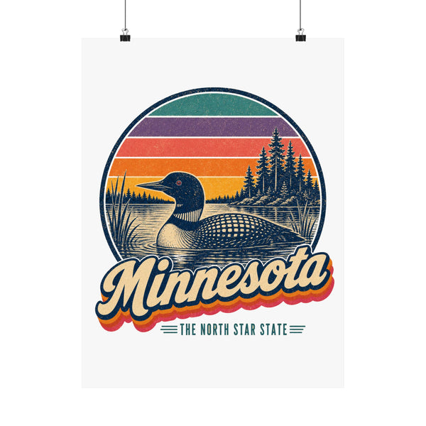Minnesota Common Loon Poster