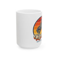 Wyoming Bucking Bronco Cowboy Mug