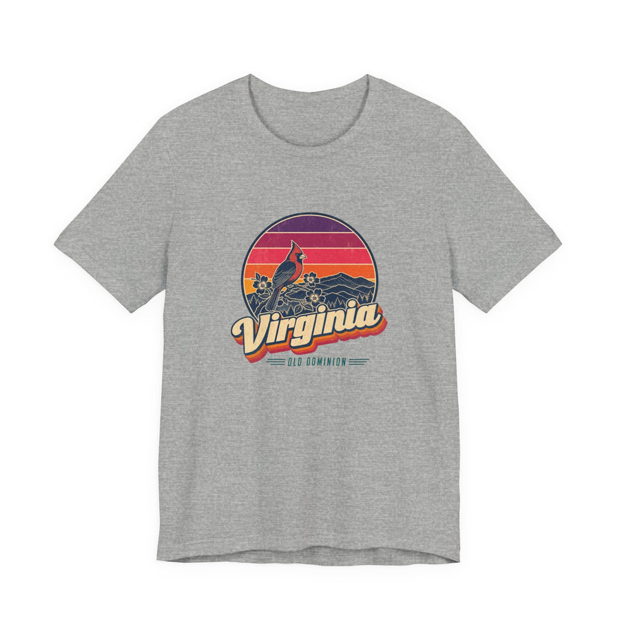 Virginia Retro Sunset Tee