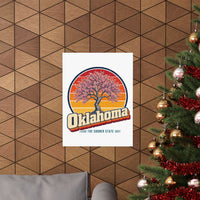 Oklahoma Redbud Tree Poster