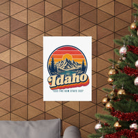 Idaho Sawtooth Mountains Poster