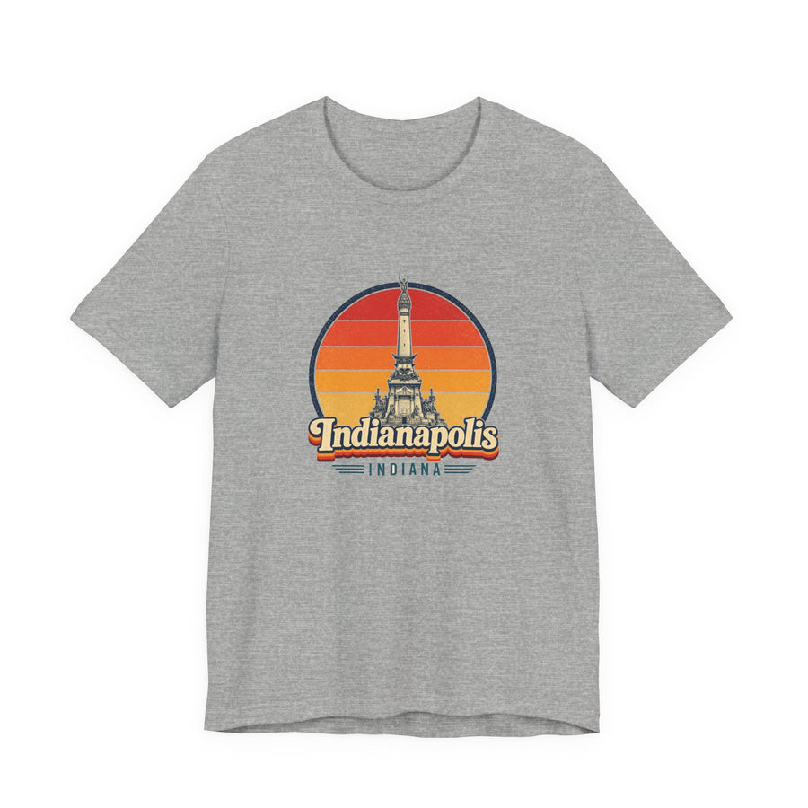 Indianapolis Retro Sunset Tee