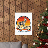Wyoming Pronghorn Antelope Poster