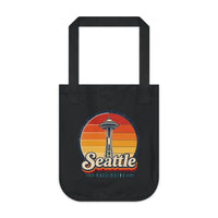 Seattle Retro Sunset Tote Bag