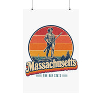 Massachusetts Minuteman Statue Poster