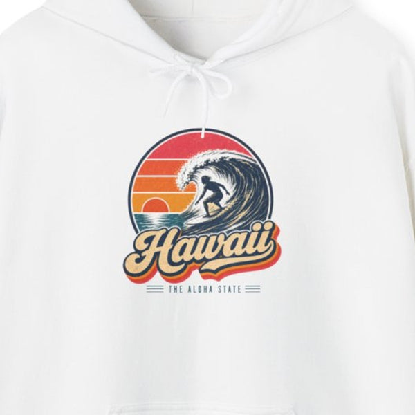 Hawaii Big Wave Surfing Hoodie
