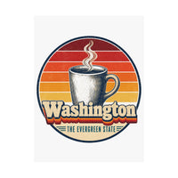 Washington Coffee Cup Poster