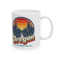 Oregon Forest Hiking Trail Mug