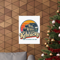 Kentucky Bourbon Barrels Poster