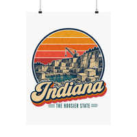 Indiana Limestone Quarry Poster