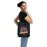 Maryland Retro Sunset Tote Bag