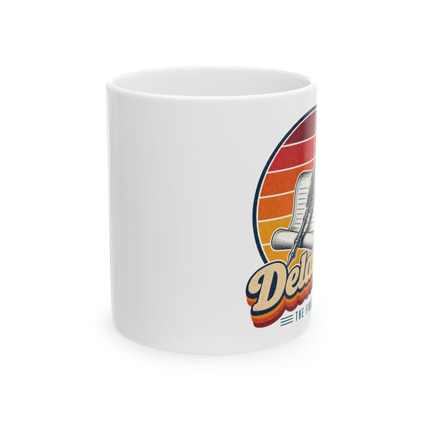 Delaware Constitution Quill And Scroll Mug
