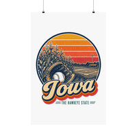 Iowa Baseball In A Cornfield Poster