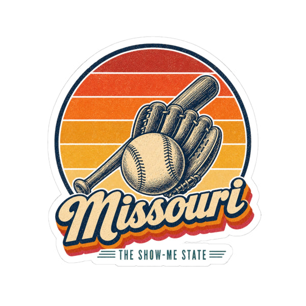 Missouri Baseball Sticker