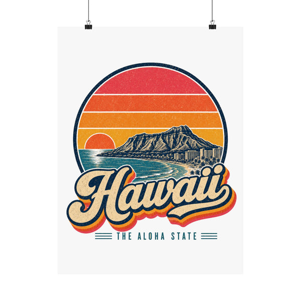 Hawaii Diamond Head Poster
