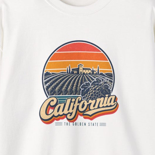 California Wine Country Vineyards Sweatshirt