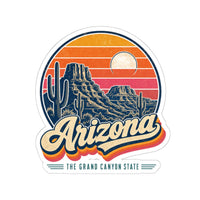 Arizona Retro Sunset Sticker