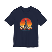 Chicago Retro Sunset Tee