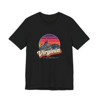 Virginia Retro Sunset Tee