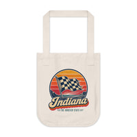 Indiana Checkered Flag Tote Bag