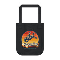 Wyoming Bucking Bronco Cowboy Tote Bag