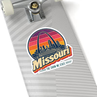 Missouri Retro Sunset Sticker