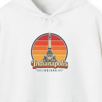 Indianapolis Retro Sunset Hoodie