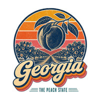 Georgia Retro Sunset Tee