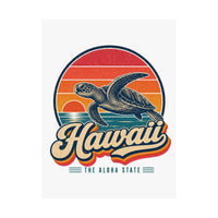 Hawaii Sea Turtle Honu Poster