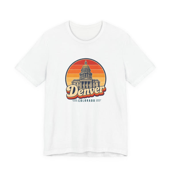 Denver Retro Sunset Tee