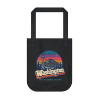 Washington Retro Sunset Tote Bag