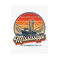 Mississippi Gulf Shrimp Boats Poster