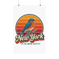 New York Eastern Bluebird Poster