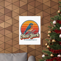 New York Eastern Bluebird Poster