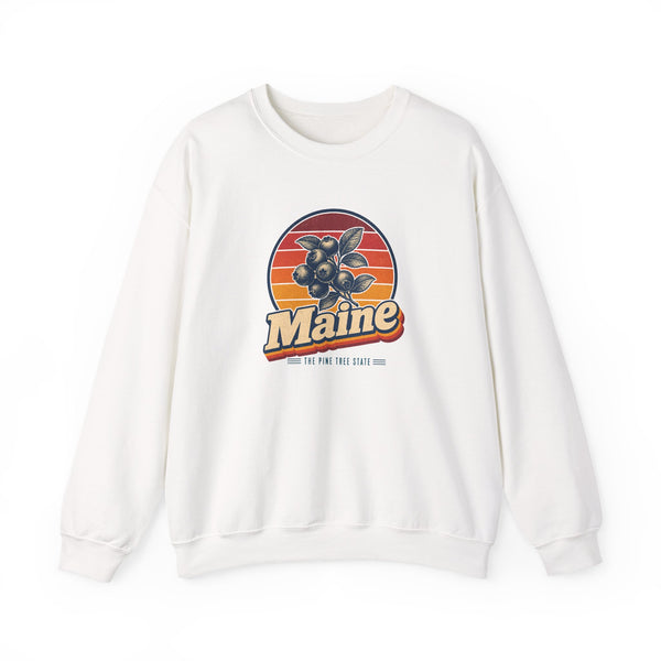 Maine Wild Blueberries Sweatshirt