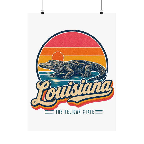 Louisiana Alligator Poster