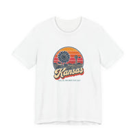 Kansas Retro Sunset Tee
