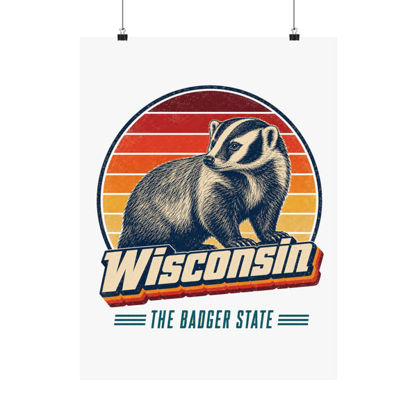 Wisconsin Badger Poster