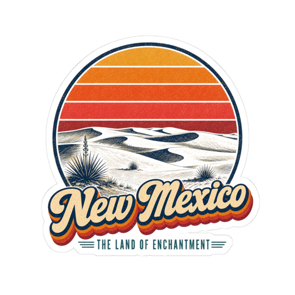 New Mexico White Sands Dunes Sticker