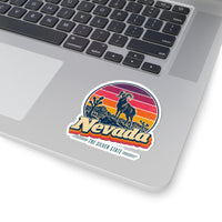 Nevada Retro Sunset Sticker