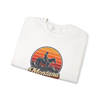 Montana Cowboy On Horseback Sweatshirt