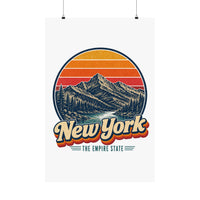 New York Adirondack Peaks Poster
