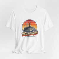 Mississippi Paddlewheel Riverboat Tee
