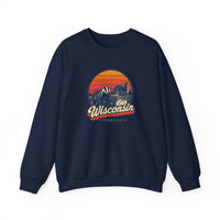 Wisconsin Retro Sunset Sweatshirt