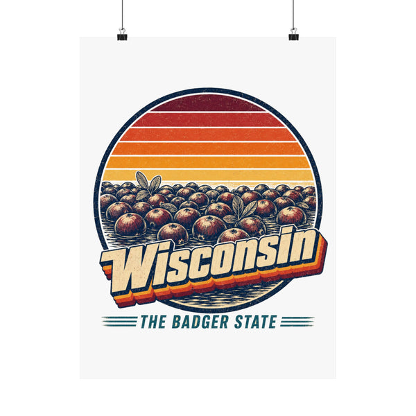 Wisconsin Cranberry Bog Poster