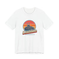 Louisiana Paddlewheel Steamboat Tee