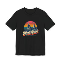 Rhode Island Retro Sunset Tee