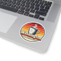 Washington Coffee Cup Sticker