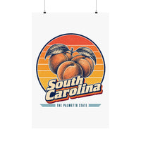 South Carolina Peaches Poster